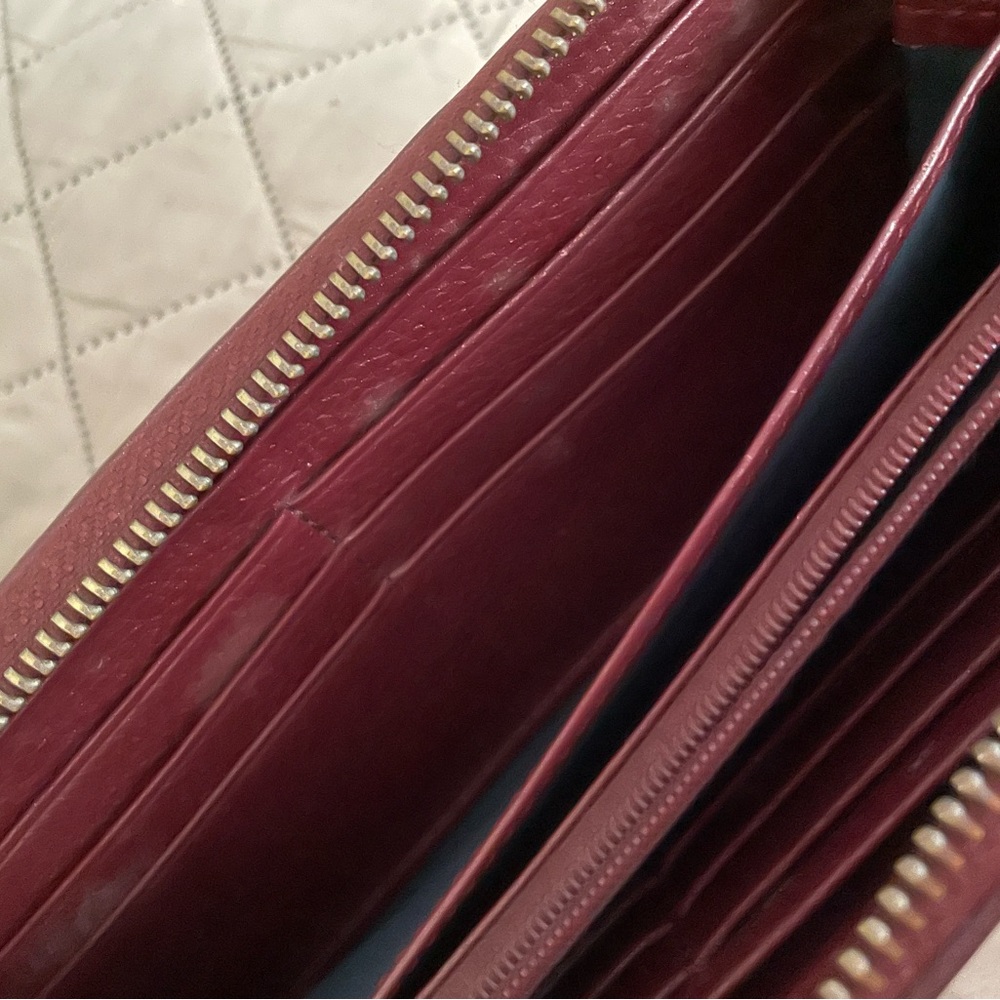 Cole Haan Burgundy Wallet - Picture 7 of 8